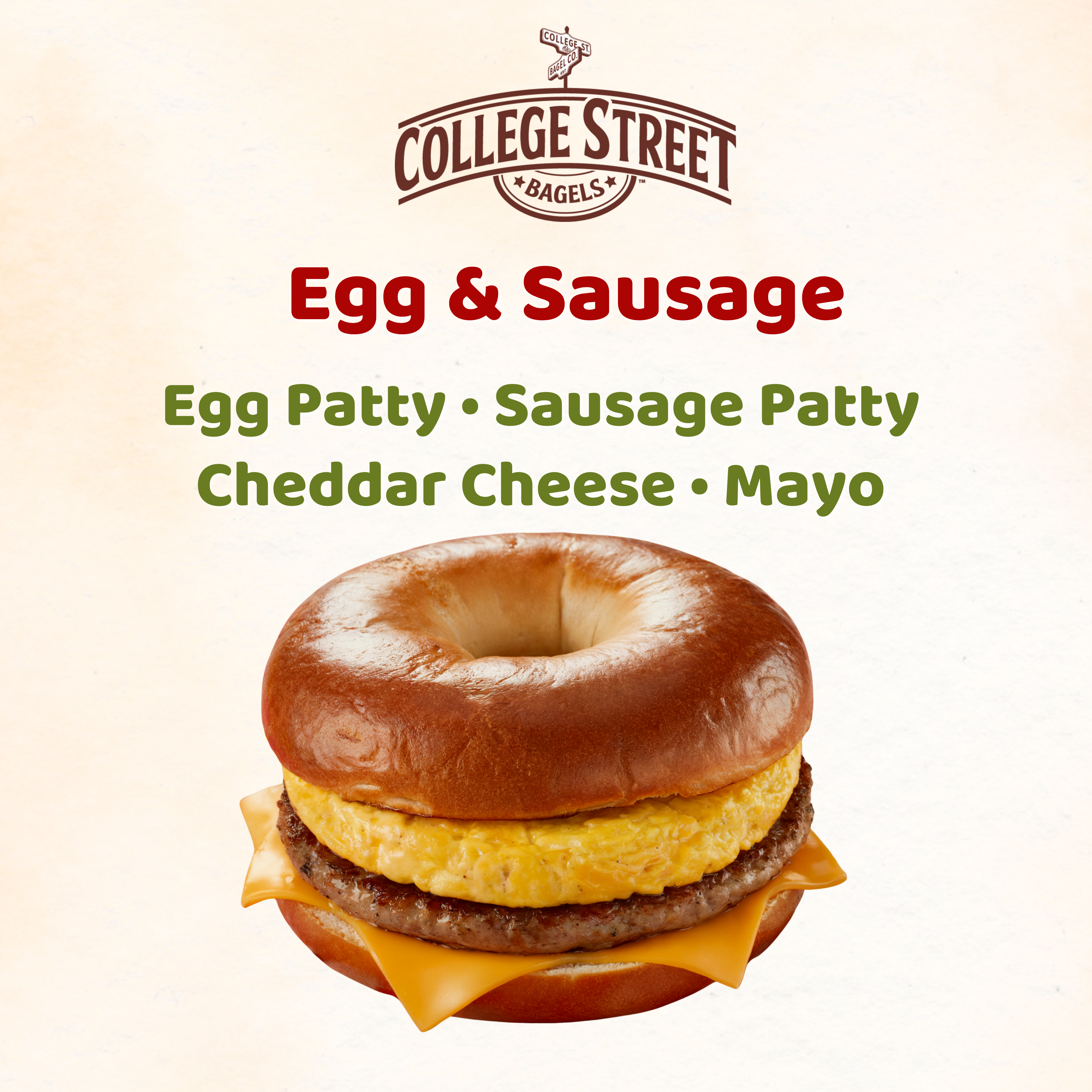 Egg & Sausage Sandwich