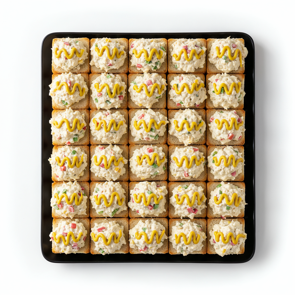 Chicken Salad Canapé Platter