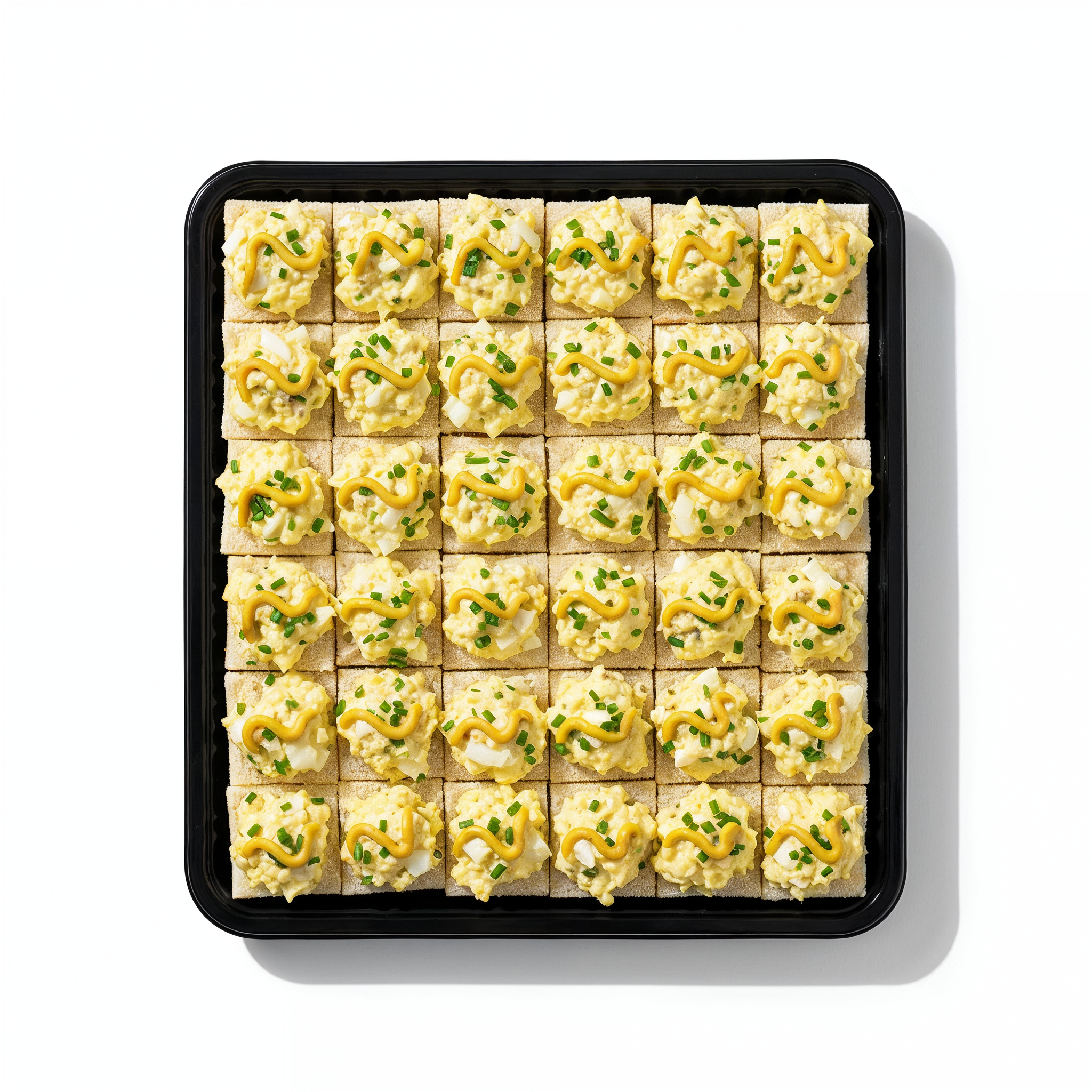 Egg Salad Canapé Platter