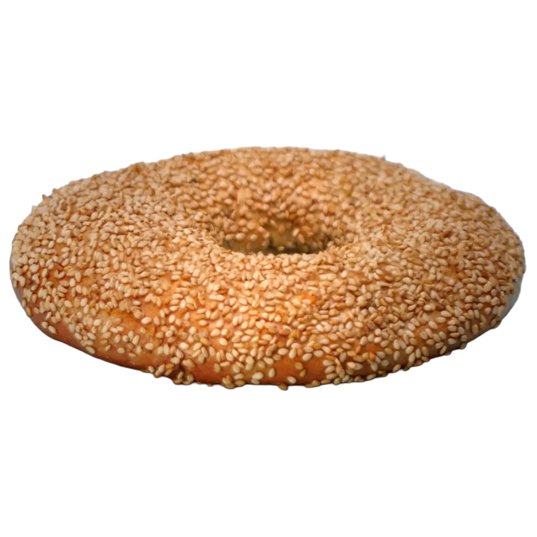 Flat Sesame Bagel