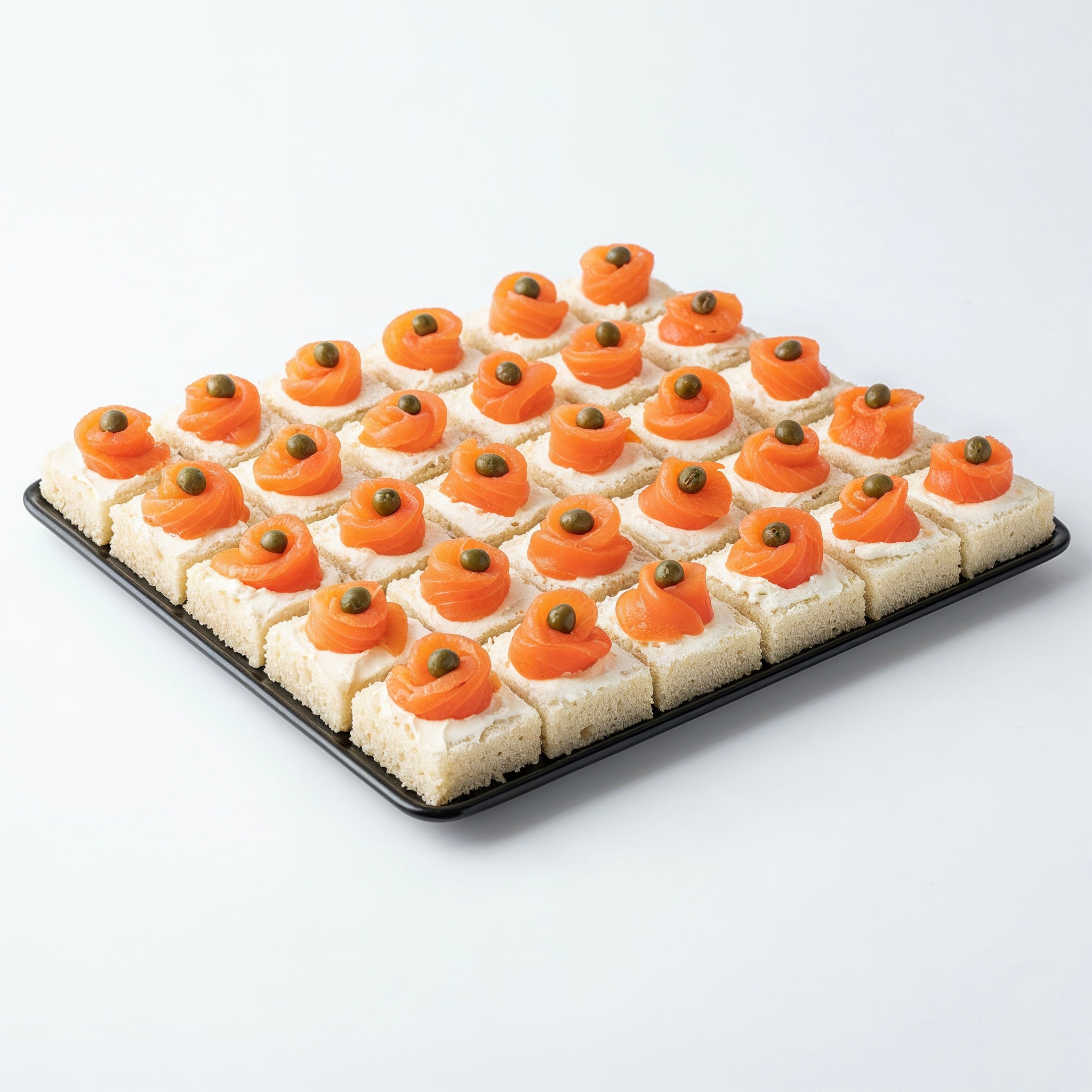 Smoked Salmon & Cream Cheese Canapés