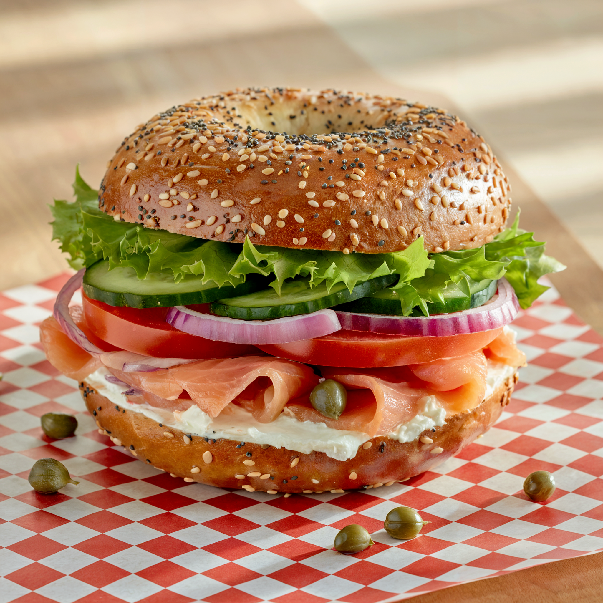 Lox&Cream Cheese Sandwich