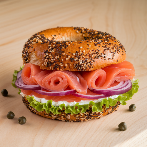 Lox&Cream Cheese Sandwich