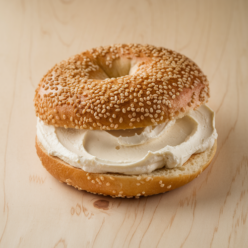Plain Cream Cheese Sandwich