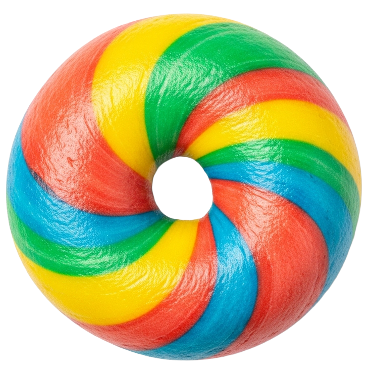 Rainbow Bagel