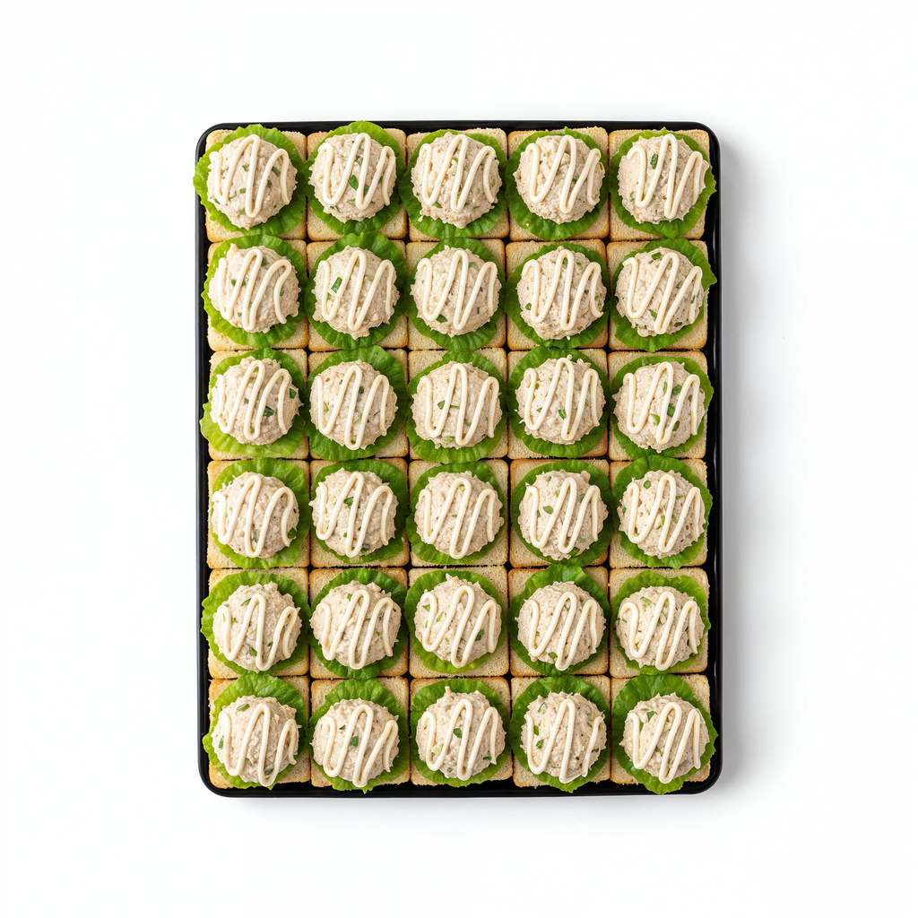 Tuna Salad Canapé Platter