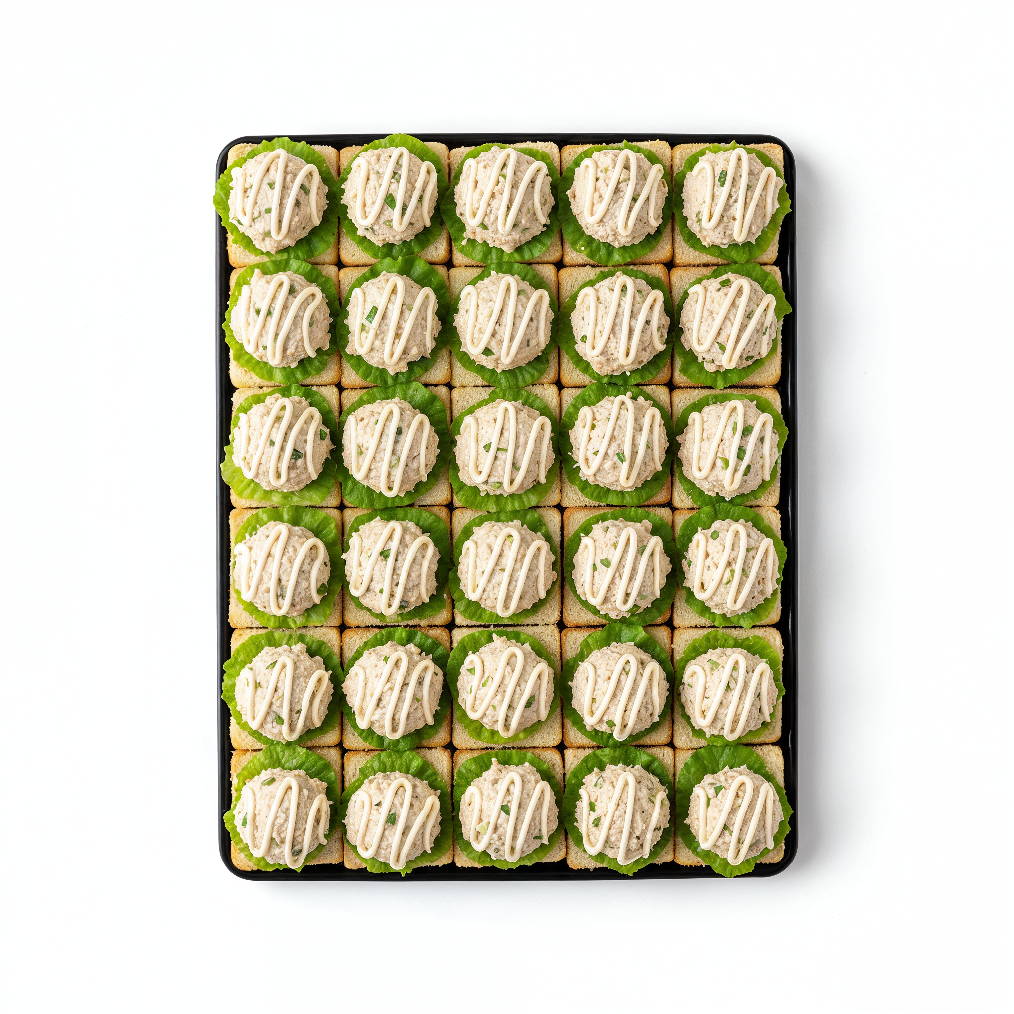 Tuna Salad Canapé Platter