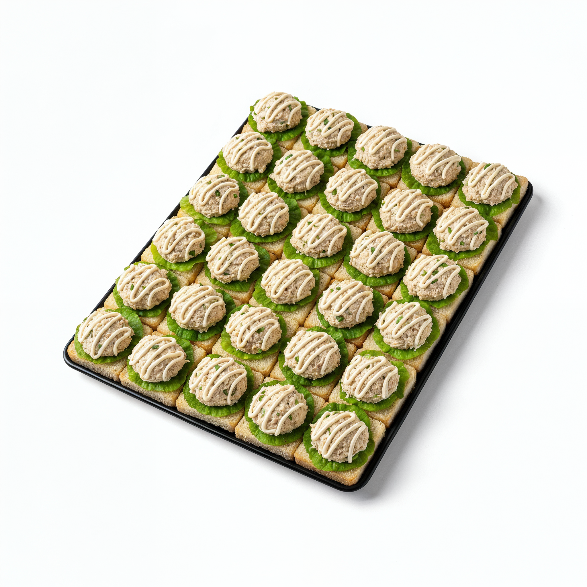 Tuna Salad Canapé Platter