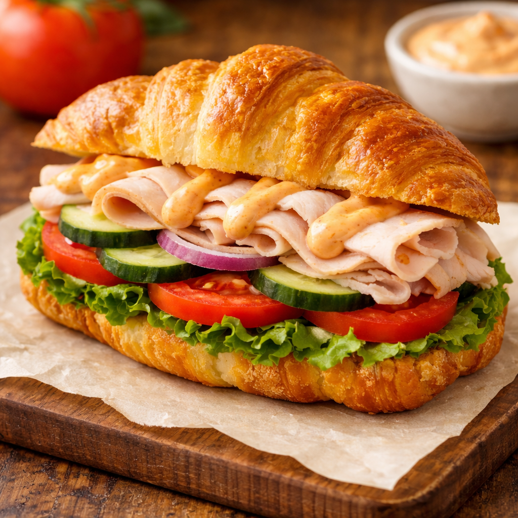Turkey Croissant Sandwich