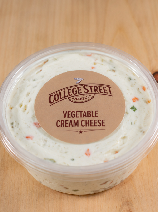 Vegetable cream cheese